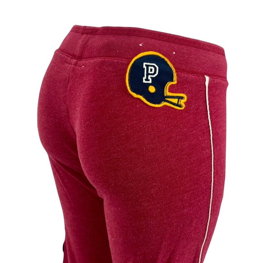 RARE Vtg VS PINK University Of Pink Cropped Logo Sweatpants | Y2K Athleisure XS - Picture 8 of 16